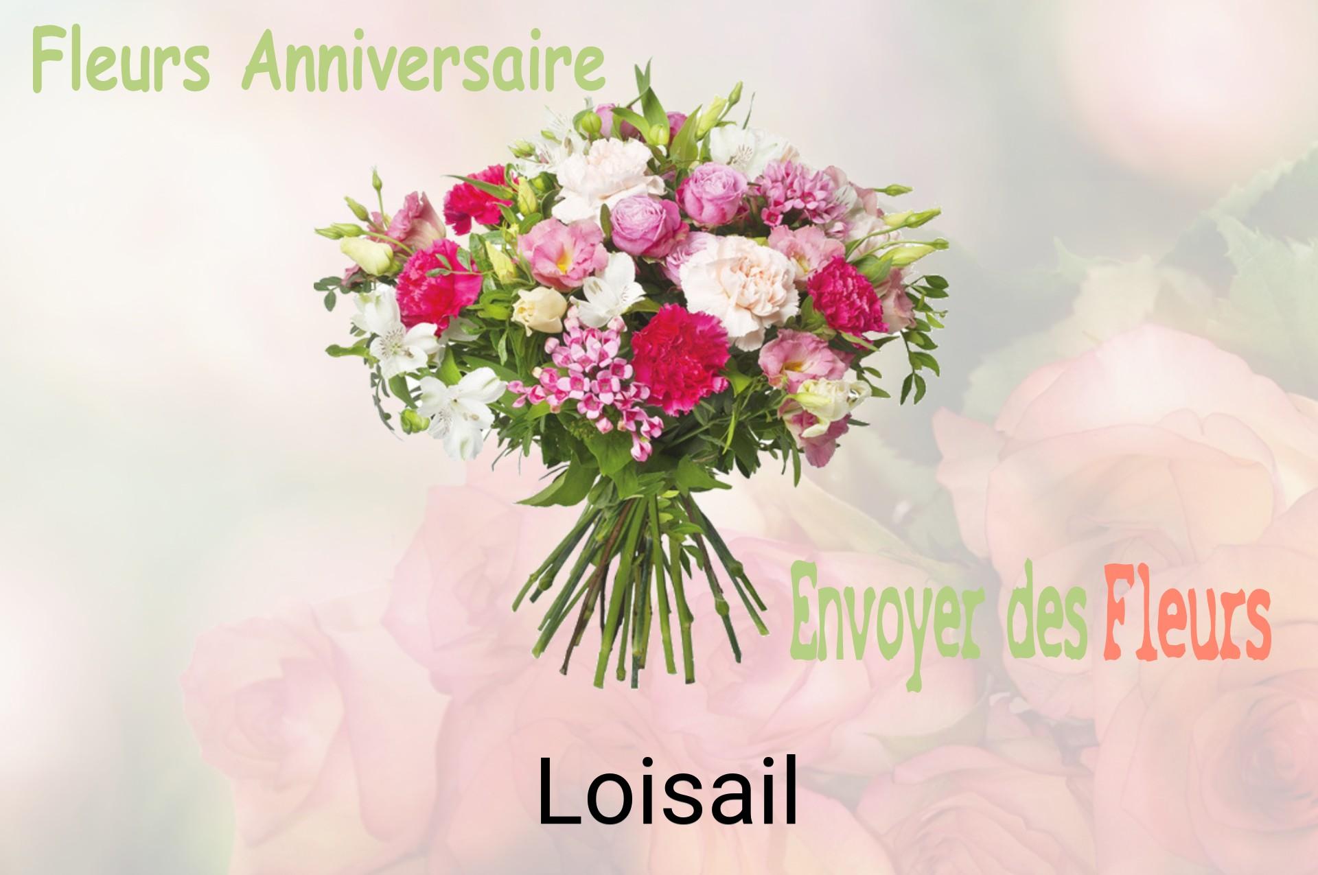 Bouquet de fleurs d’anniversaire livré à Loisail